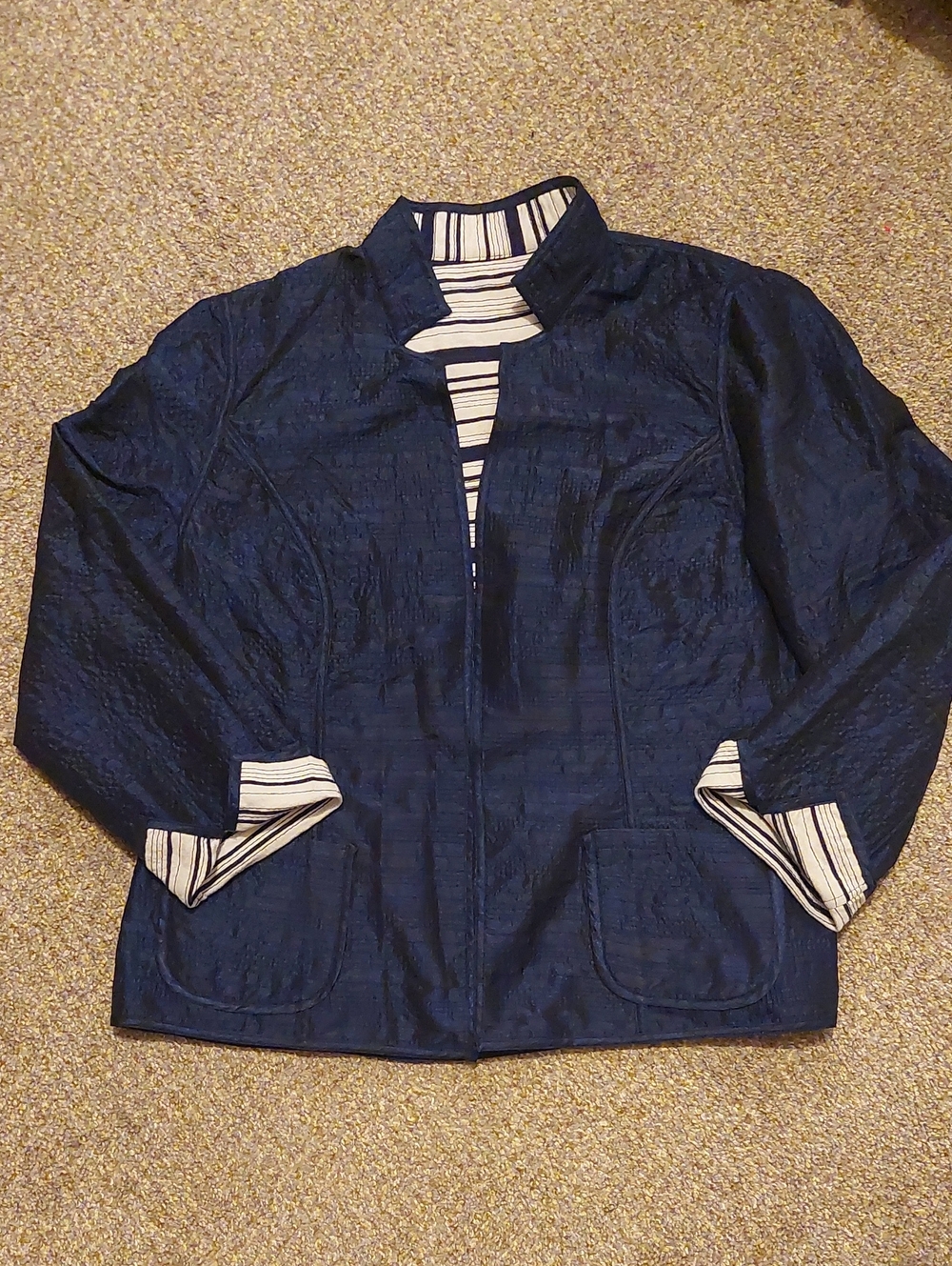 Reversible Open-Front Jacket